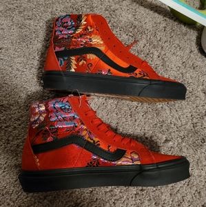 New Vans hitops red